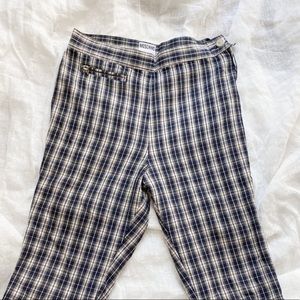 MOSCHINO vintage plaid pants